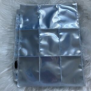 Trading Card Plastic Sleeves.